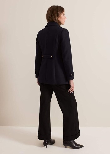 Phase Eight Petite Aurelie Coats Navy Australia | UE4152637